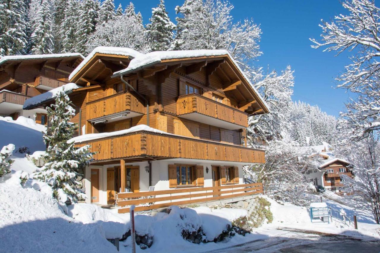 Ferienwohnung Senggi Adelboden Buitenkant foto